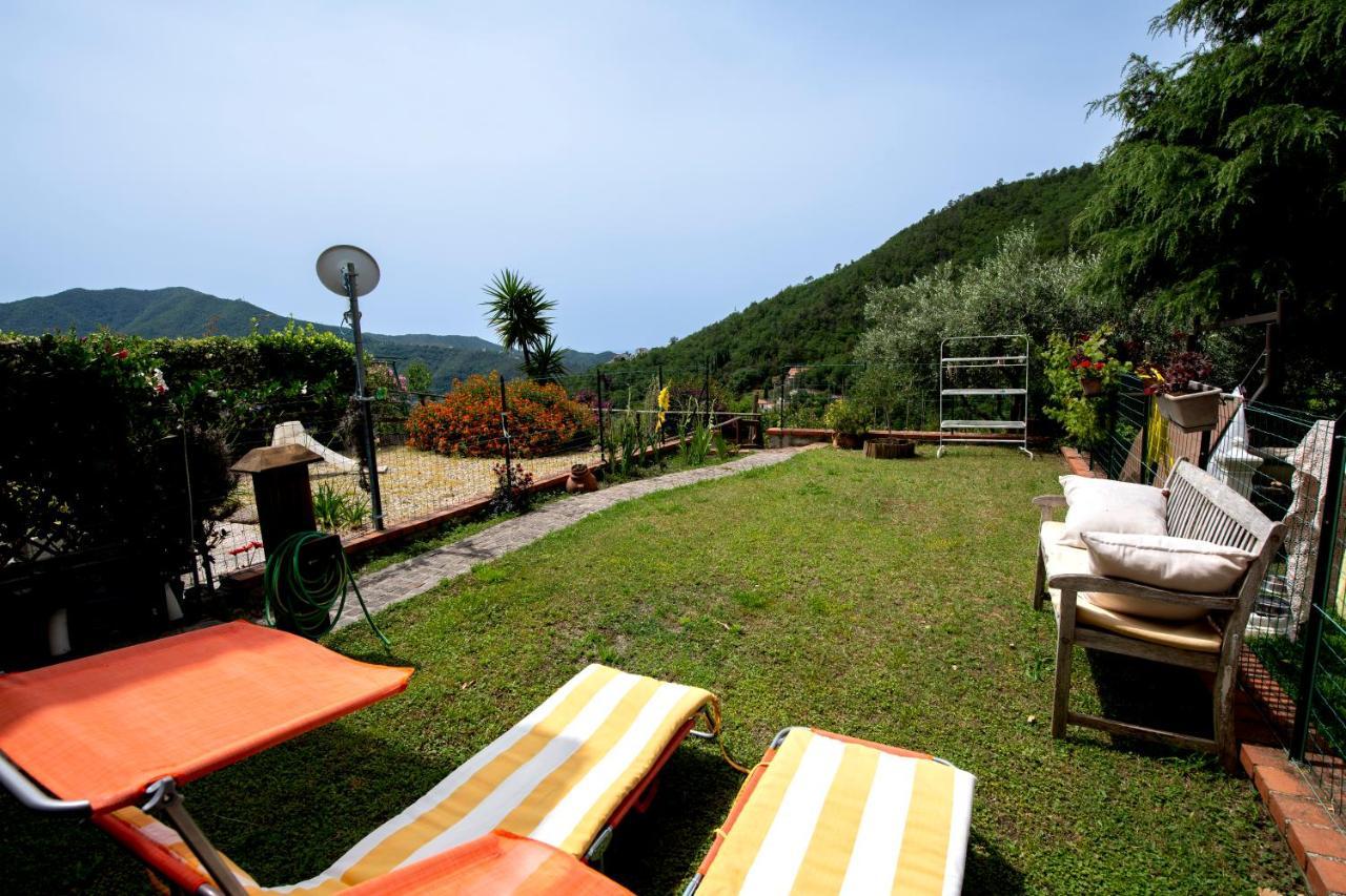 187 - Ca Da Pincianna, Con Giardino A 15 Minuti Dal Mare Lägenhet Casarza Ligure Exteriör bild