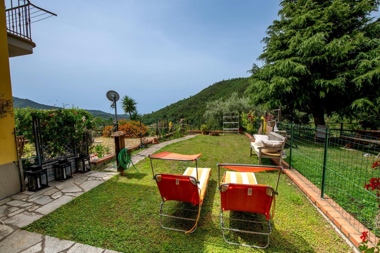 187 - Ca Da Pincianna, Con Giardino A 15 Minuti Dal Mare Lägenhet Casarza Ligure Exteriör bild